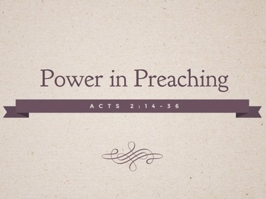 Power in Preaching