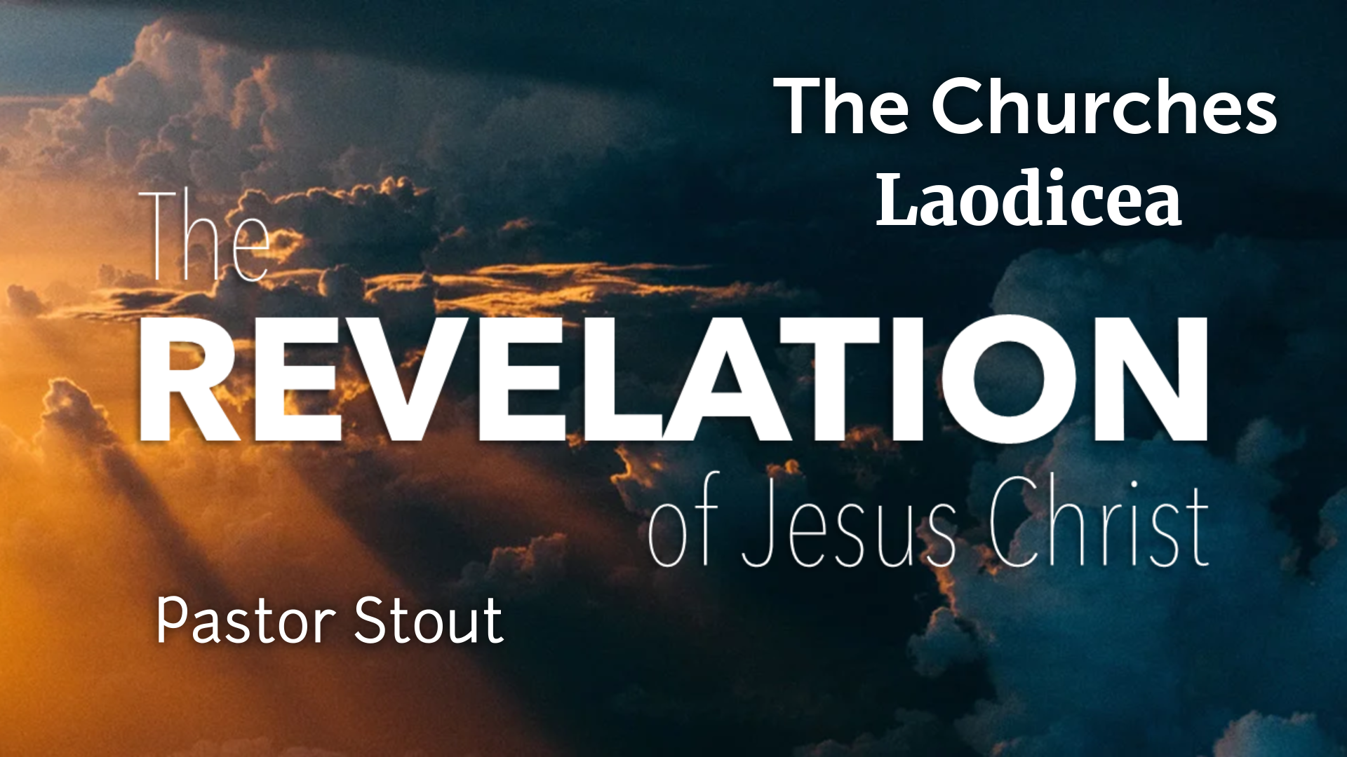 Revelation: The Churches (Laodicea) - Logos Sermons