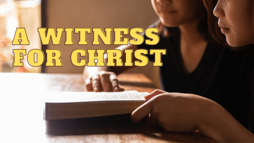A Witness For Christ - Luke 2:1-20