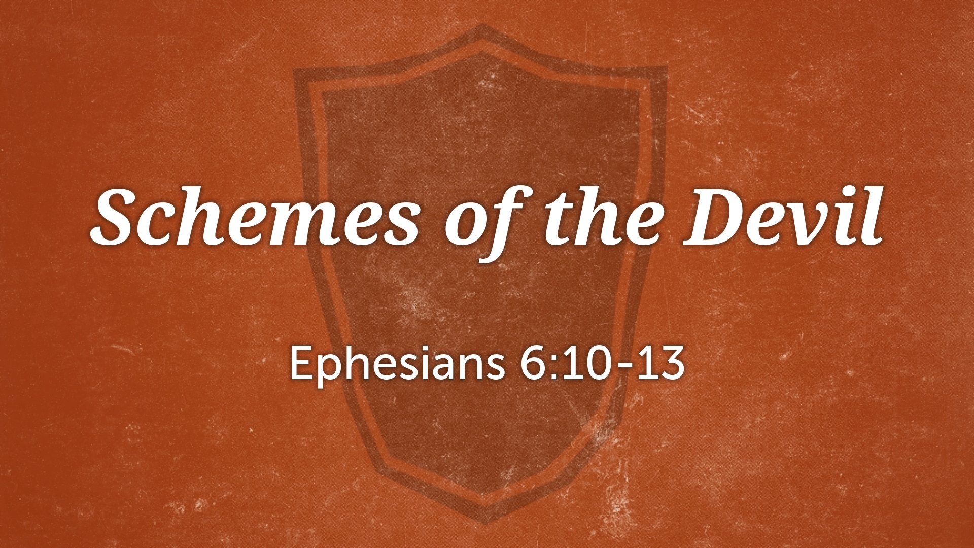 Schemes Of The Devil