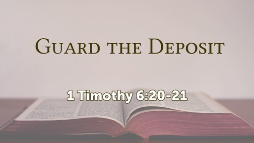 1 Timothy 6:20-21
