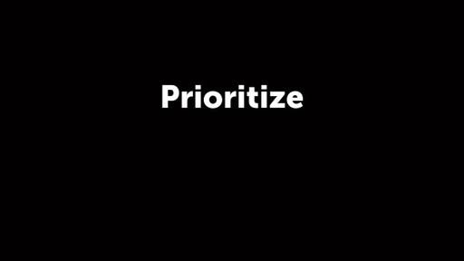 Prioritize