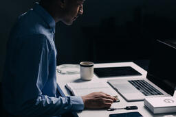 Seminary Student Reading the Bible  image 2