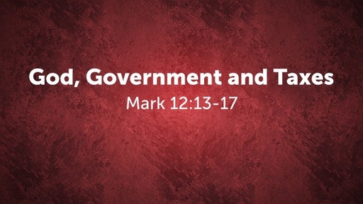 God, Government and Taxes