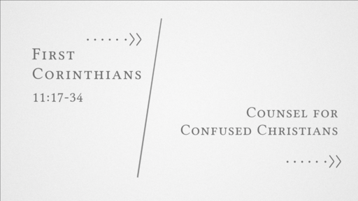 First Corinthians 12:1-3
