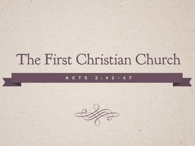 The First Christian Church