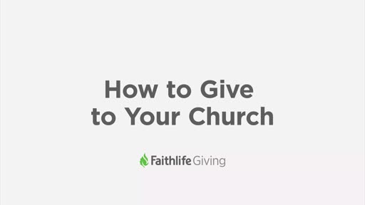 5. How To Give To Your Church