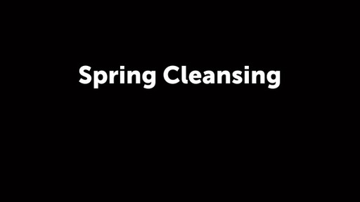 Spring Cleansing