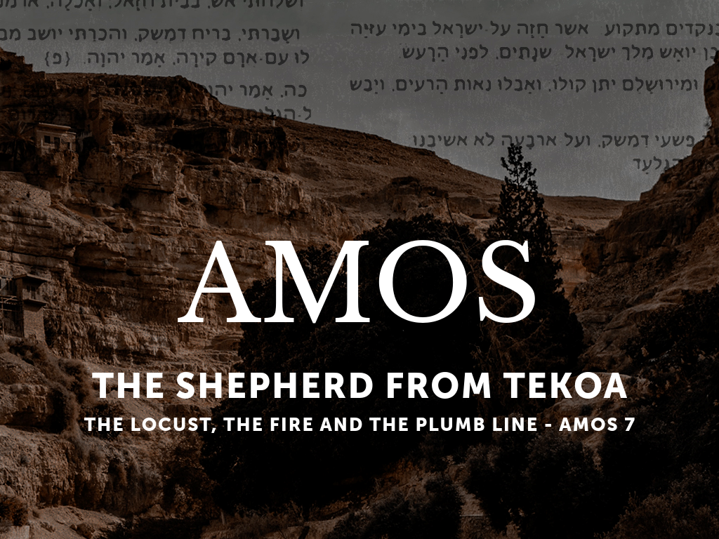Amos 7 (The Locust, the Fire, and the Plumb Line) - Logos Sermons