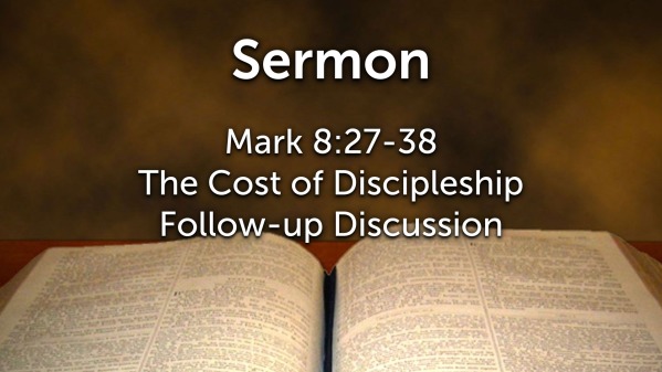 Mark 8:27-38 - Logos Sermons