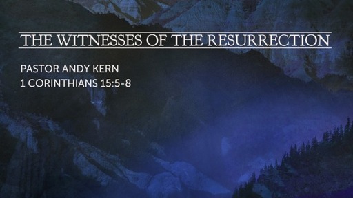 The Witnesses Of The Resurrection