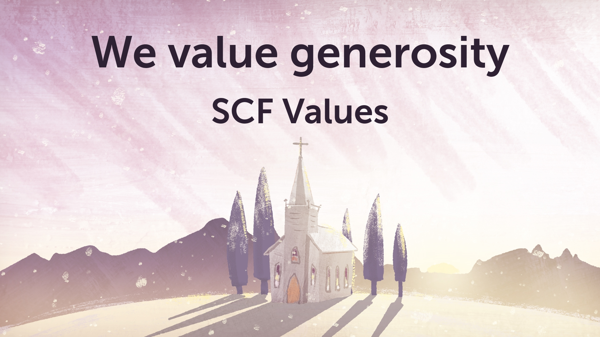 Generosity Value We value generosity - Logos Sermons
