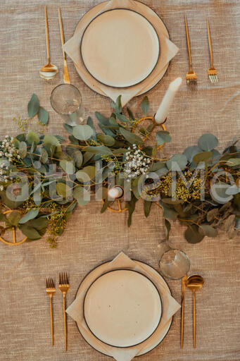 Dining Table Place Setting