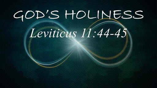 God's Holiness