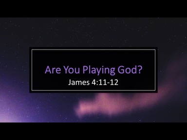 Are You Playing God?