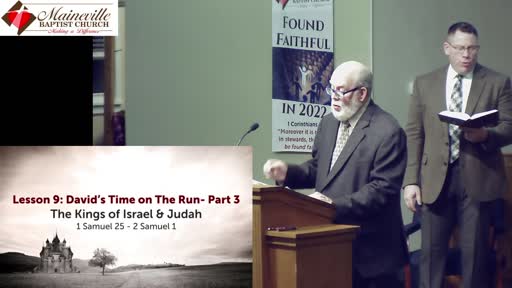 Lesson 9: David's Time on the Run Part 3