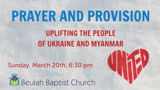 Prayer And Provision Meeting Prayer And Provision Meeting