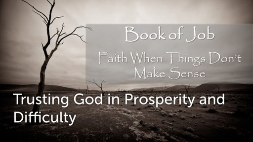 Trusting God in Prosperity & Difficulty (Job 29-30)