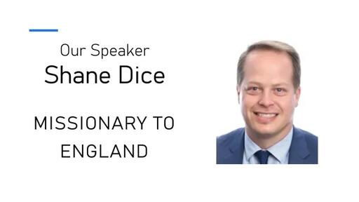 Missions Month - Shane Dice - PM Service