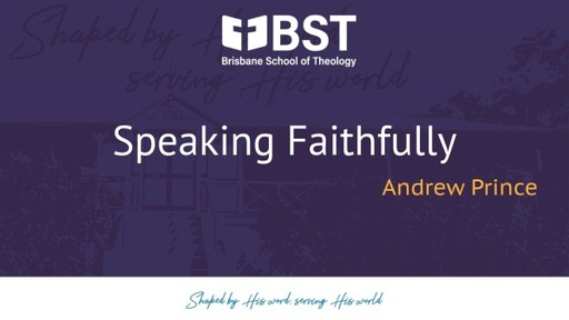BST Chapel Tuesday 22nd March