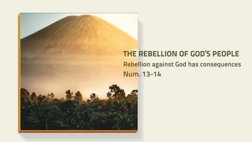 The Rebellion of God’s People