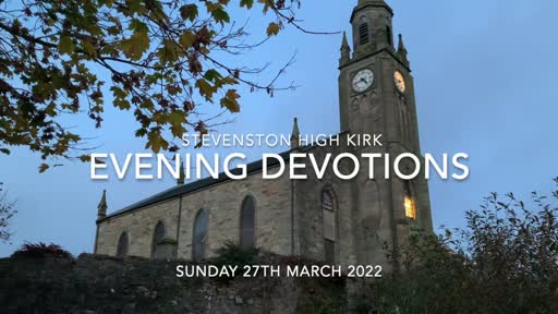 Evening Devotions (27-MAR-2022)