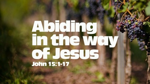 March 27, 2022 - Abiding in the Way of Jesus (John 15:1-17)