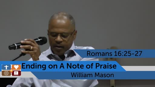 Ending On A Note Of Praise