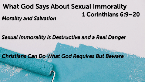 What God Says About Sexual Immorality