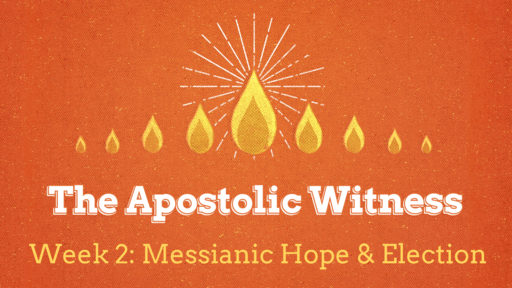 Apostolic Witness 2: Messianic Hope & Jewish Election