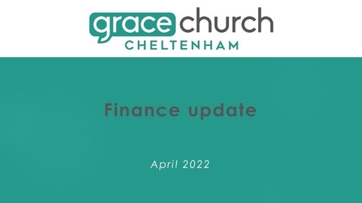 Finance update: April 2022