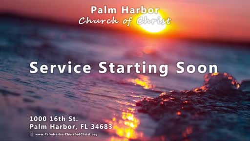Why Become A Christian 04-04-22Am. Palm Harbor Church Of Christ LIVE Why Become A Christian 04-04-22Am. Palm Harbor Church Of Christ LIVE