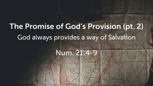 The Promise of God’s Provision (pt. 2)