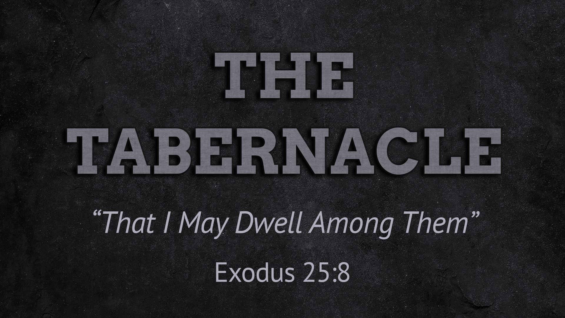 Exodus 25:8 