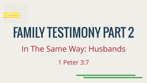 Family Testimony Part 2
