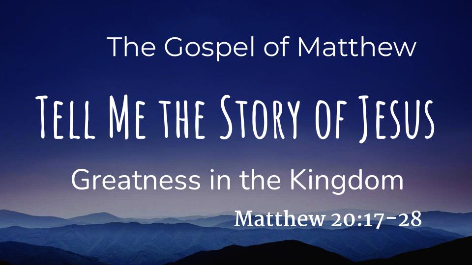 Greatness In The Kingdom Logos Sermons matthew-20-17-28-the-way-of-glory-or-the-way-of-the-cross-youtube