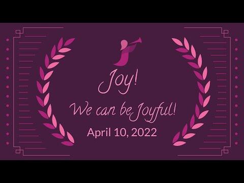 We can enter into this joy! (April 10th, 2022)