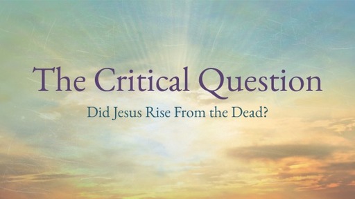The Ultimate Question Answered: He Is Risen