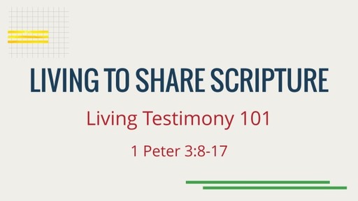 Living To Share Scripture