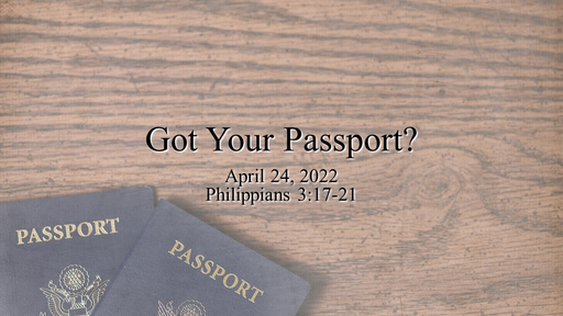 Got Your Passport?