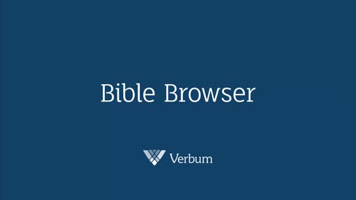 Bible Browser