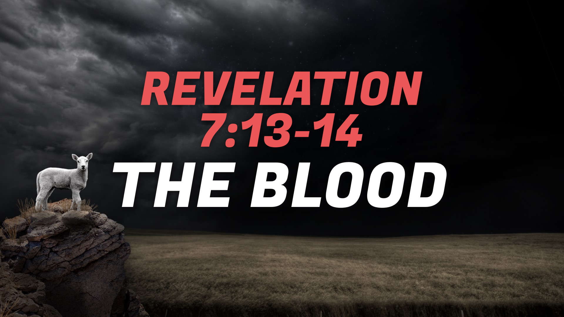 2022 05 01 The Blood Revelation 713 14 Faithlife Sermons