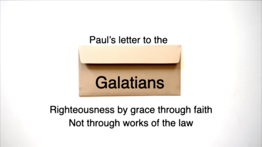 Galatians 5 - Righteousness by grace through faith Not through works of the law