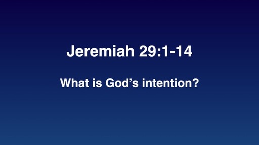 What is God's Intentions?