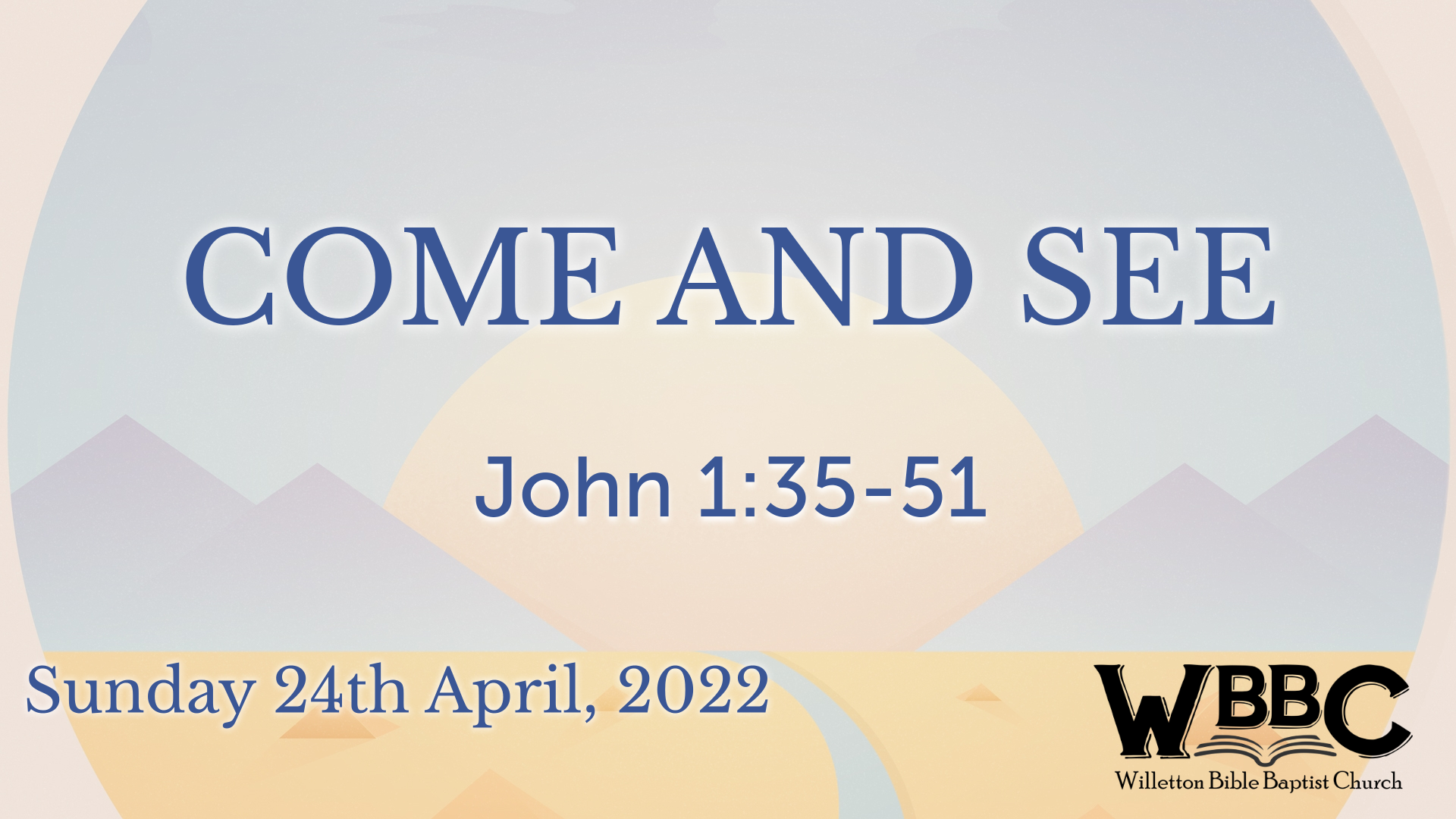 Come And See Logos Sermons