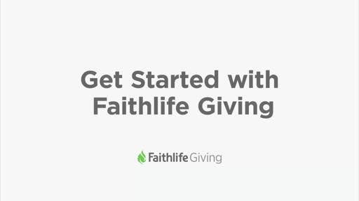 Getting Started With Faithlife Giving