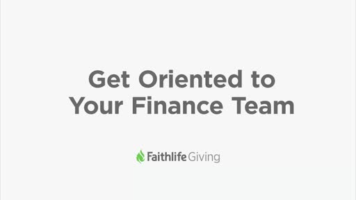 Get Oriented to Your Finance Team