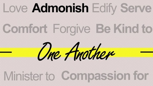 Admonish One Another