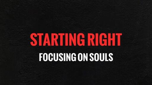 STARTING RIGHT