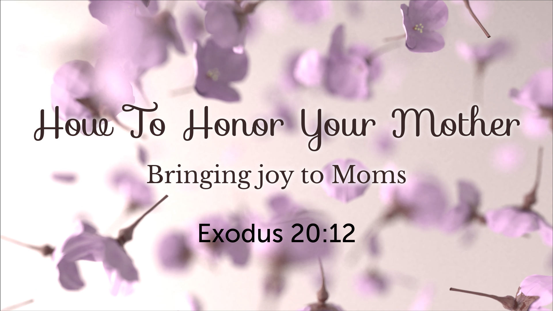 How To Honor Your Mother Faithlife Sermons 3551